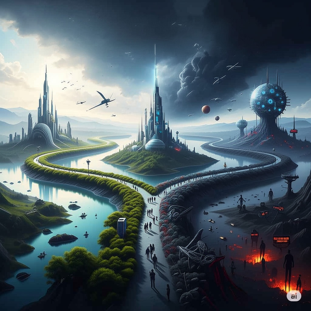 The Unfolding of AGI: A Synopsis of Our Most Probable Futures